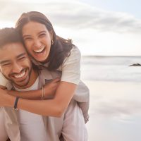 shot of a couple enjoying a day at the beach